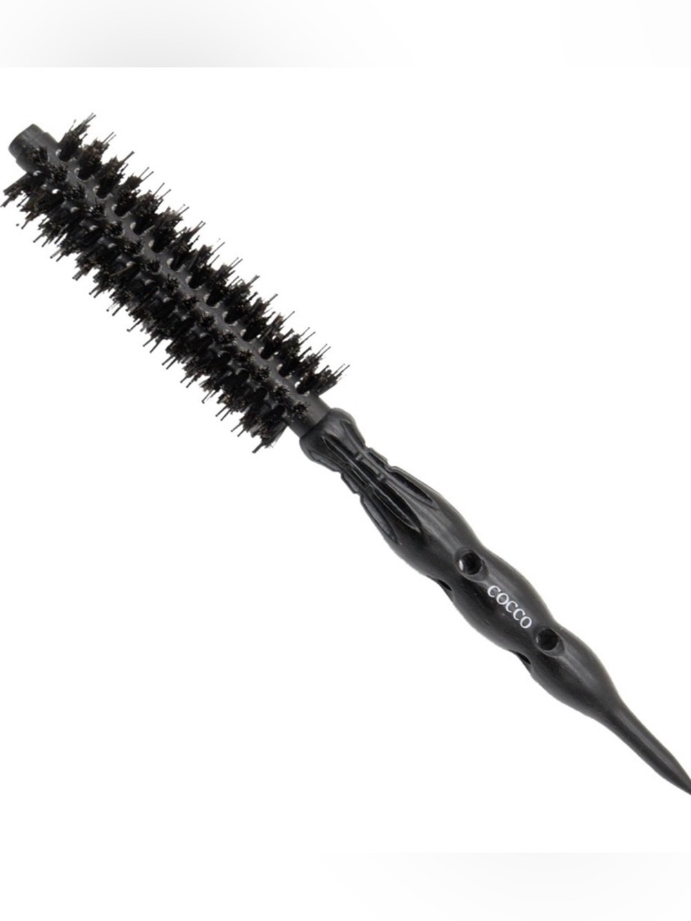 COCCO Round Brush Black Series Ceramic Boar Brush - Black Size 1 32mm #UC8-1 - Picture 3 of 11